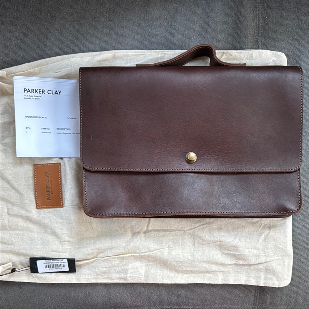 NWT Parker Clay Austin Messenger Bag